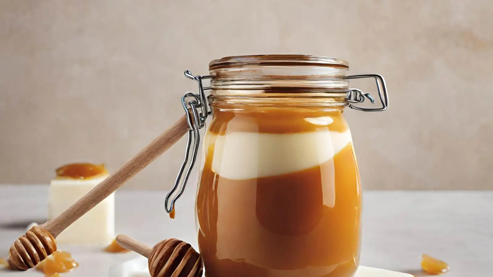 Honey creme caramel
